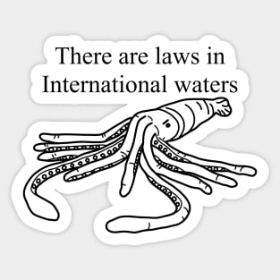 International Squid Law Sticker